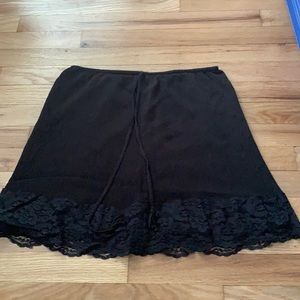 Garnet Hill Black Skirt